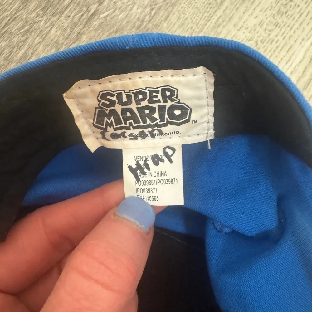 Nintendo Kids Super Mario Blue Hat